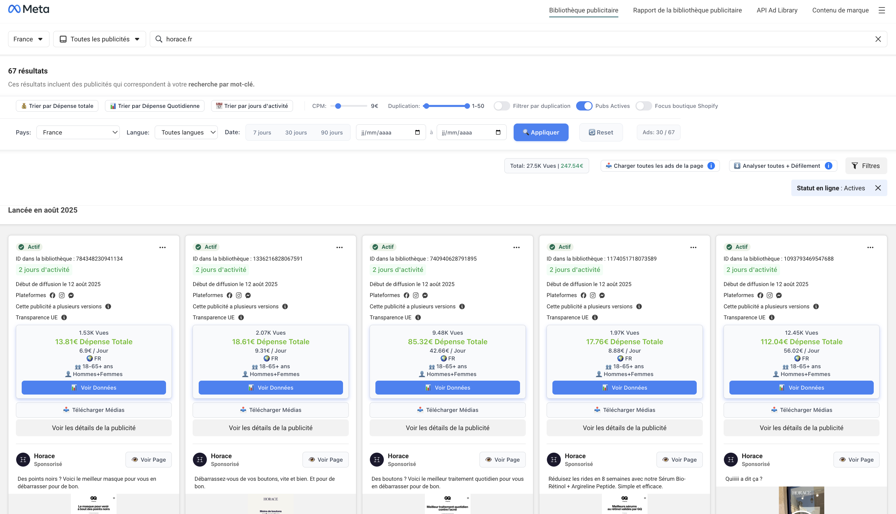 Interface AdSpend Analyzer